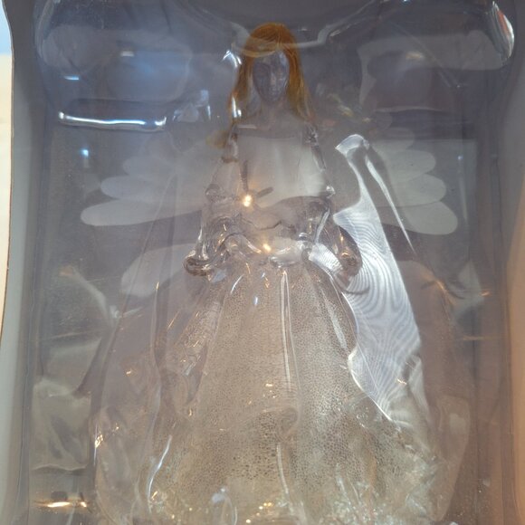 St Nicholas Square Acrylic Clear Angel Night Light‎ Beautiful Wings Christmas - Picture 3 of 11